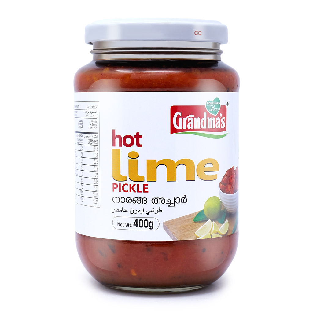 GRANDMAS HOT LIME PICKLE 400GM