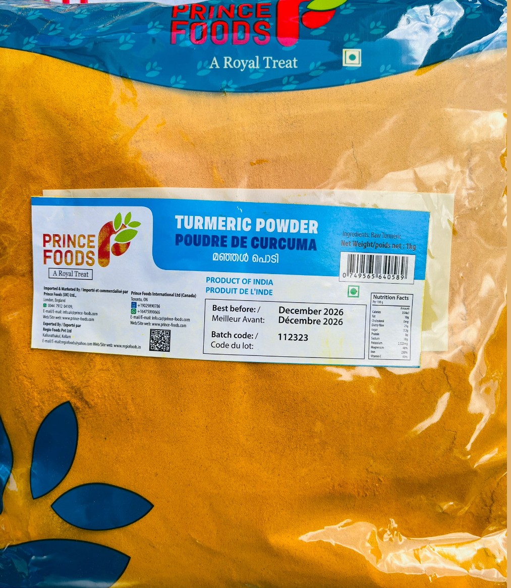 PRINCE TURMERIC POWDER 1kg
