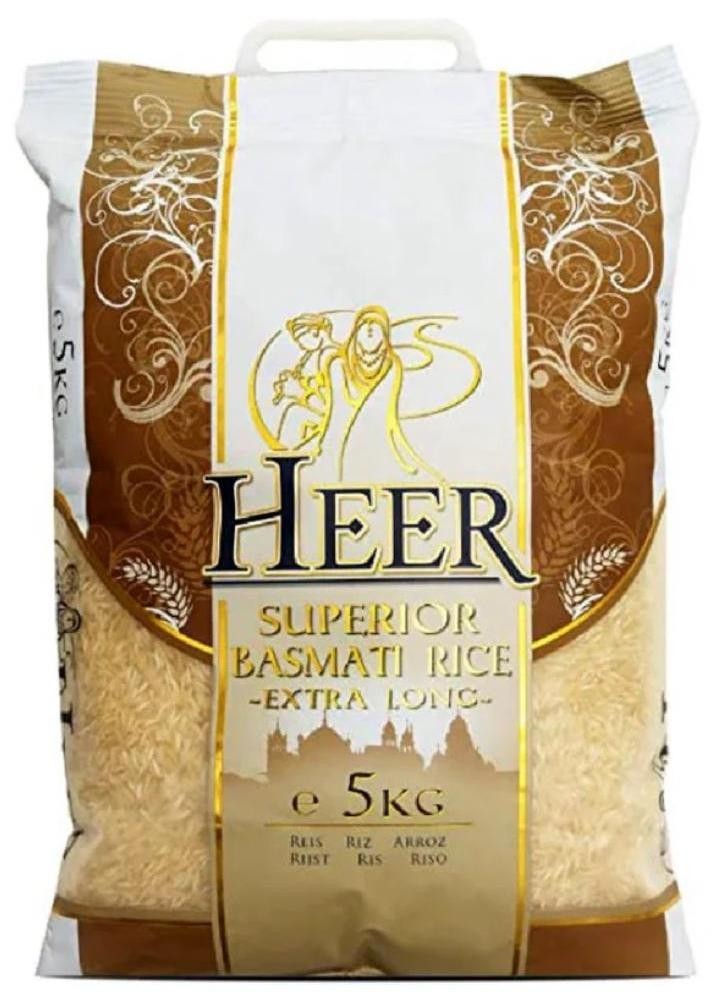 HEER EXTRA LONG BASMATI RICE 5 KG